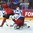 COLOGNE, GERMANY - MAY 20: Canada's Wayne Simmonds #17 deflects the puck into Russia's Andrei Vasilevski #88 who makes the save during semifinal round action at the 2017 IIHF Ice Hockey World Championship. (Photo by Matt Zambonin/HHOF-IIHF Images)


